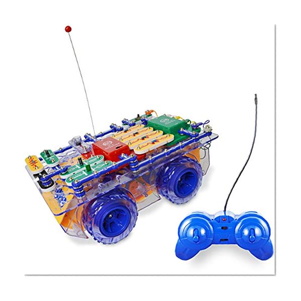 Book Cover Snap Circuits R/C Snap Rover Electronics Exploration Kit | 23 Fun STEM Projects | 4-Color Project Manual | 30+  Snap Modules | Unlimited Fun