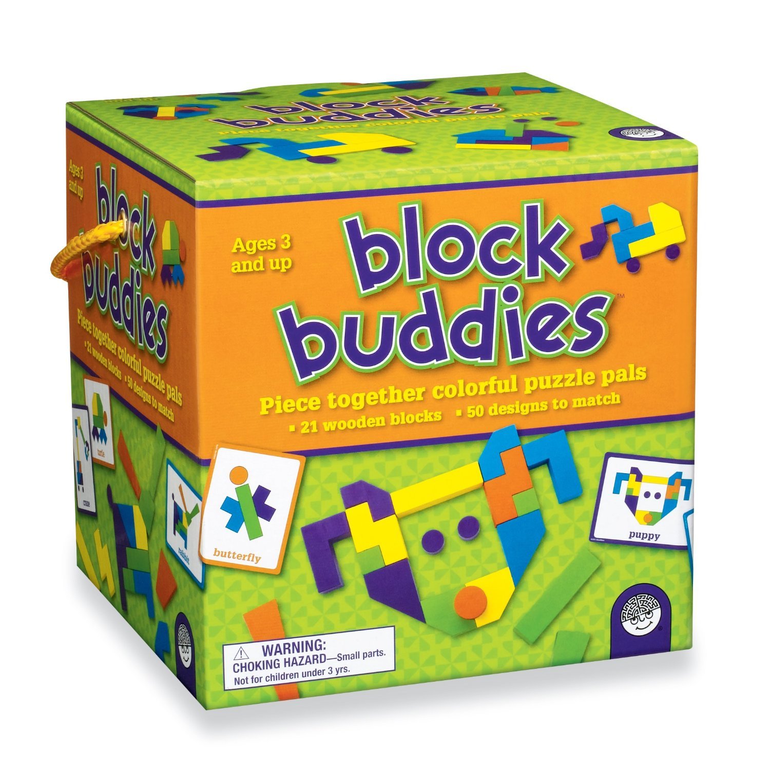 Book Cover Block Buddies Educational Block Game for Kids