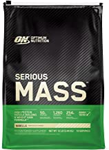 OPTIMUM NUTRITION Serious Mass Weight Gainer Protein Powder, Vanilla, 12 Pound