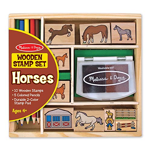 Book Cover Melissa & Doug Horse Stable Stamp Set