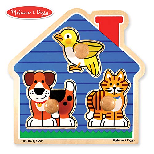 Melissa & Doug Pets Jumbo Knob Wooden Puzzle