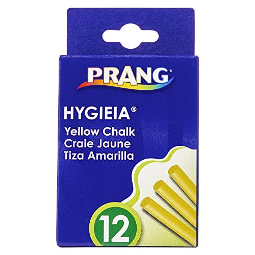 Prang Board Chalk, Yellow, 12 Count