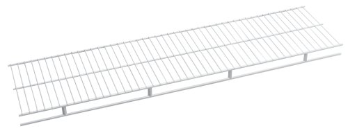 ClosetMaid 1341 Rod Wire Shelf, 4-Feet by 12-Inch
