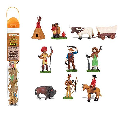 Safari Ltd Wild West TOOB -  11 Hand Painted Toy Figurines