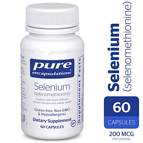 Book Cover Pure Encapsulations - Selenium (Selenomethionine) - Hypoallergenic Antioxidant Supplement for Immune System Support* - 60 Capsules