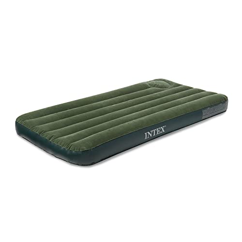 Intex Downy Twin Bed, Green, 39"x75"x9" (66927E)
