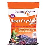 Instant Ocean Reef Crystals Reef Salt For 50 Gallons, Enriched Formulation For aquariums