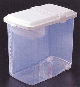 Book Cover JapanBargain S-, Japanese Plastic Kome Bitsu Raw Rice Storage Container, 10 kgs