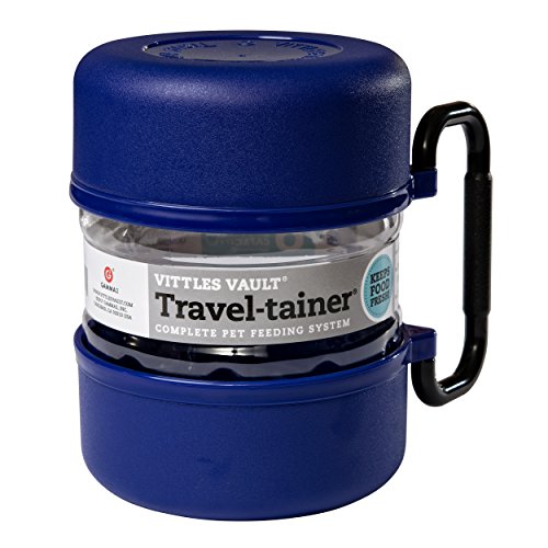 Book Cover GAMMA2 Vittles Vault Travel-Tainer (6 Cups) Portable Food Storage Container, Blue