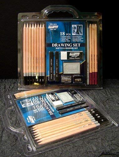 Pro Art 3078 18-Piece Sketch/Draw Pencil Set