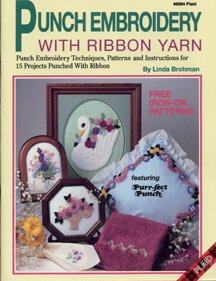 Punch Embroidery with Ribbon Yarn