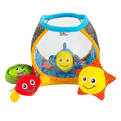 Book Cover LAMAZE - My First Fishbowl Toy, Capture Baby's Curiosity with Sea Creatures to Rattle, Squeak and Collect with Colorful Patterns, Interesting Textures and Unique Sounds, 6 Months and Older