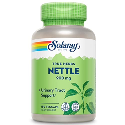 Book Cover Solaray Nettle Leaf 900mg | Healthy Kidney, Urinary & Prostate Support | Traditional Use for Healthy Allergy Response & Respiratory Wellness | 180 CT