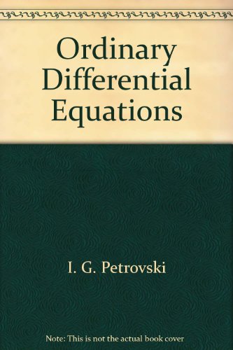 Ordinary Differential Equations