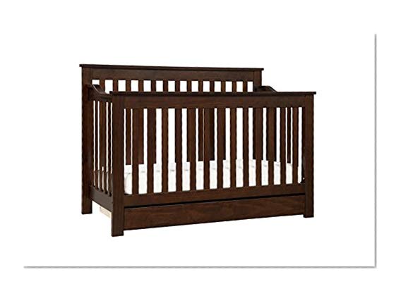 Book Cover DaVinci Piedmont 4-In-1 Convertible Crib with Toddler Bed Conversion Kit, Espresso