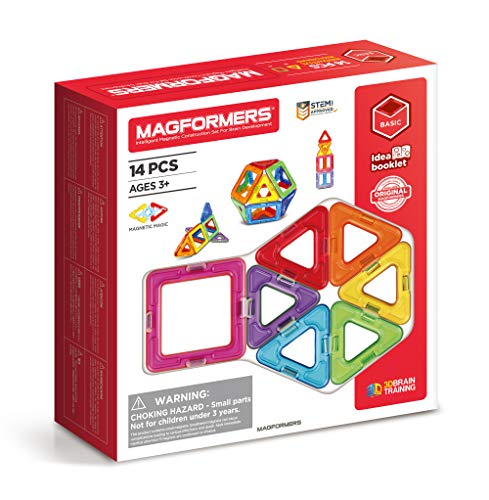 Book Cover Rainbow Products Magformers Magnetic building kit 14 Piece Set