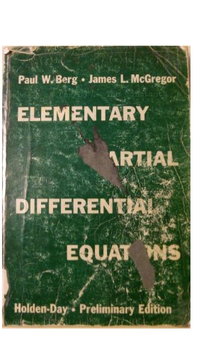 Elementary Partial Differential Equations