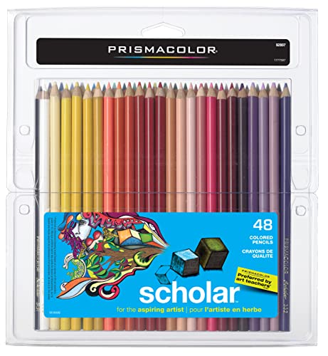 Book Cover Prismacolor Scholar Colored Pencils, 48 Pack