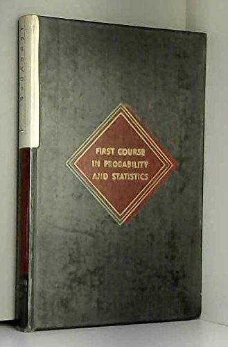 First Course in Probability and Statistics