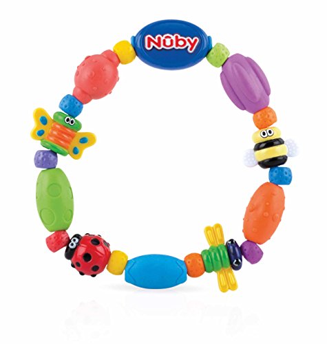 Book Cover Nuby Bug-A-Loop Teether, Colors May Vary