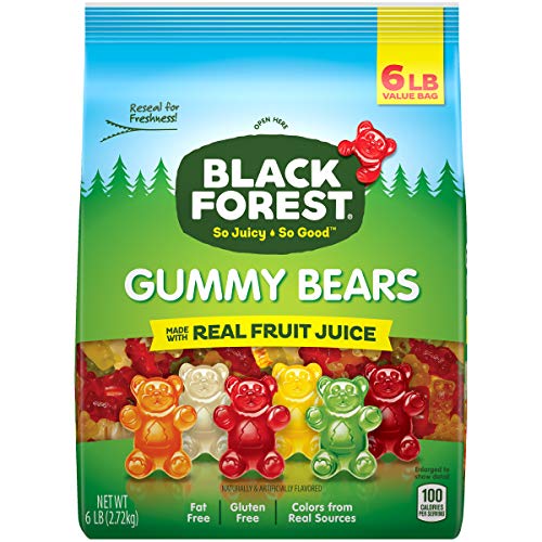 Book Cover Black Forest Gummy Bears Candy, 6 Lb