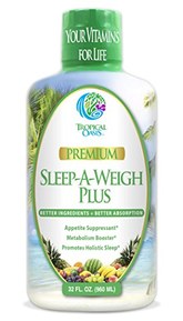 Sleep-A-Weigh Plus w/ Liquid Collagen - Natural Weight loss & Sleeping Aid - 32oz, 32 serv