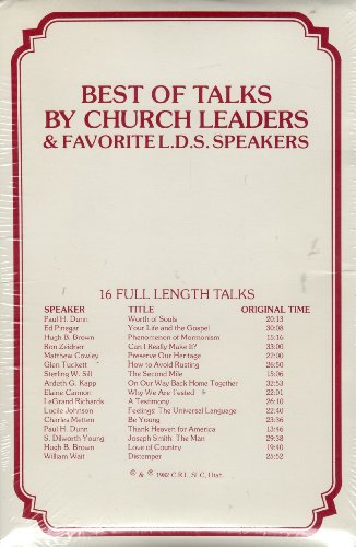 Best of Talks by Church Leaders & Favorite L.D.S. Speakers