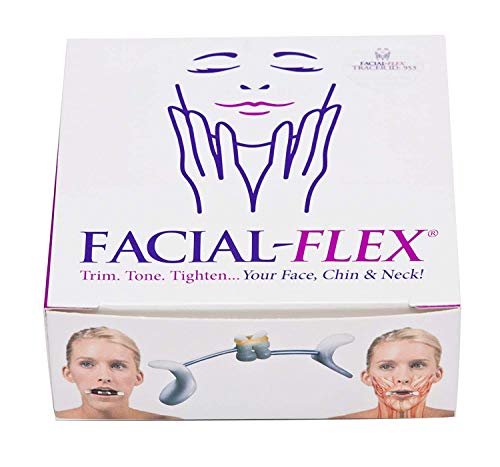 Facial-Flex® Clinically Proven first and only face toning, reduce wrinkles and offer facial rejuvenation - Neckline Slimmer Neck Exerciser Chin Massager Jaw Reduce Double Thin Skin Health Care