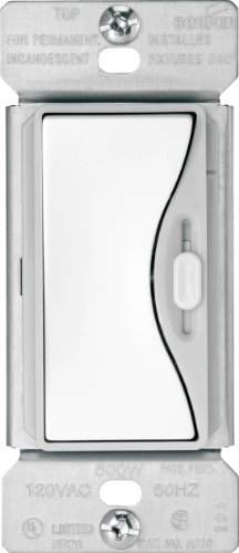 Cooper Wiring Devices 9530WS Aspire Slide Dimmer with Preset, White Satin by Cooper Wiring Devices