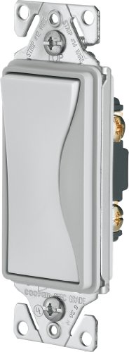 EATON 9501WS Core Aspire Rocker Switch, 120/277 Vac, 15 A, 1 P
