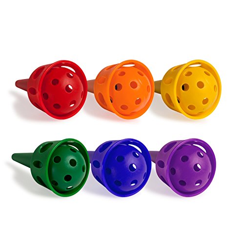 Champion Sports Catch A Ball Set: Classic for All Ages Outdoor Party Game for Lawn, Camping & Beach, 6 Assorted Colors