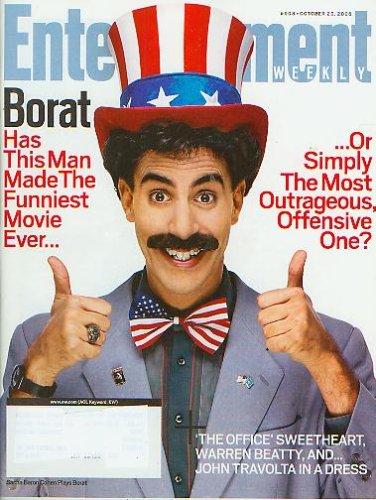 Entertainment Weekly October 20, 2006 - Borat (#903)