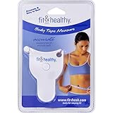 Fit & Fresh Body Tape Measure, Locking Pin and Push-Button Retraction