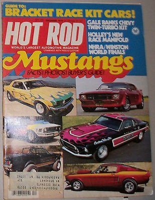 Hot Rod Magazine  December 1978 Mustangs Facts, Photos, Buyer's Guide