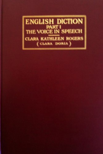 English Diction Part I The Voice in Speech