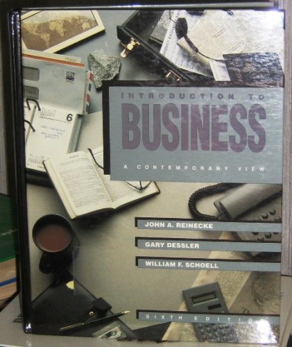 Introduction to Business (A Contemporary View)
