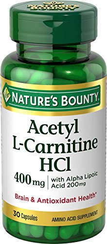 Nature's Bounty L-Carnitine 400 mg & ALA 200 mg, 30 Capsules
