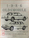 1986 OLDSMOBILE CHASSIS SERVICE MANUAL Volume 2: Firenza, Calais, Cutlass Ciera, Delta 88