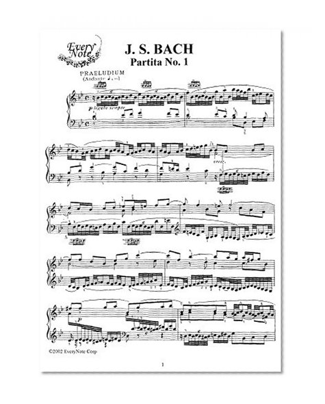 Bach J.S. Partita No. 1 in B flat Major: Instantly download and print sheet music