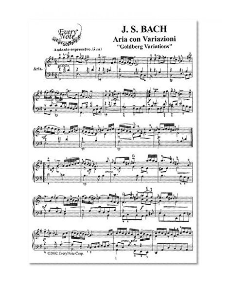 Bach J.S. Aria con Variazioni "Goldberg Variations": Instantly download and print sheet music