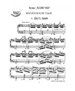 Albeniz Recuerdos de Viaje 4. En La Alhambra: Instantly download and print sheet music
