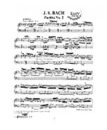 Bach J.S. Partita No. 2 in C Minor: Instantly download and print sheet music