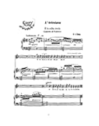 Cilea: L'Arlesiana - E la solita storia del pastore "Lamento di Federico" - tenor: Instantly download and print sheet music