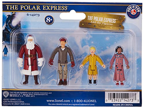 Lionel Trains - The Polar Express People Pack, O Gauge, People: Santa, Billy, Hero Girl, Hobo