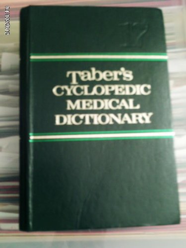 Taber's Cyclopedic Medical Dictionary, Indexed, 17th edition, hc, 1993
