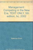 Management: Competing in the New Era, TEXT ONLY, 5th edition, hc, 2002