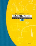 Saxon Math 54 Solutions Manual