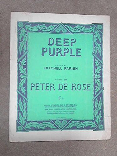 Deep Purple (Vocal Edition with lyrics in English and French and Piano/Chords)
