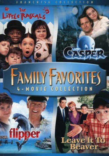 Book Cover Family Favorites 4 Movie Collection (The Little Rascals / Casper / Flipper / Leave it to Beaver)