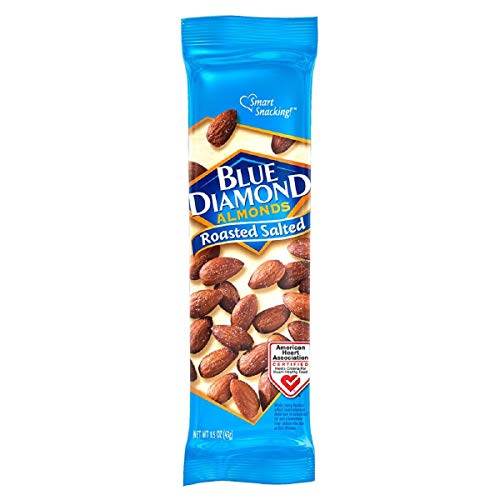 Book Cover Blue Diamond Almonds, Roasted Salted, 1.5 Ounce (Pack of 12)
